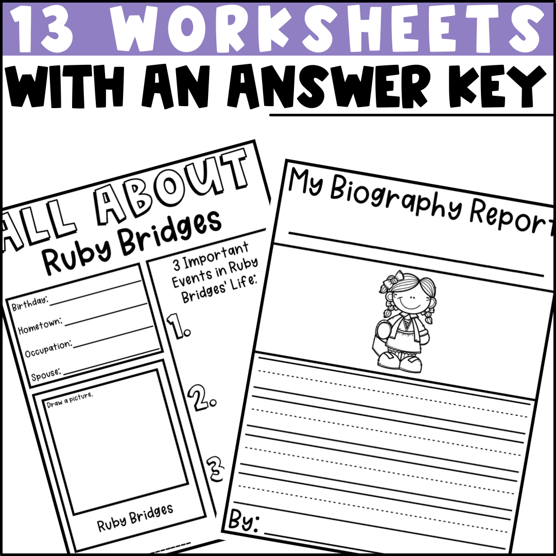 Free Printable Ruby Bridges Worksheets