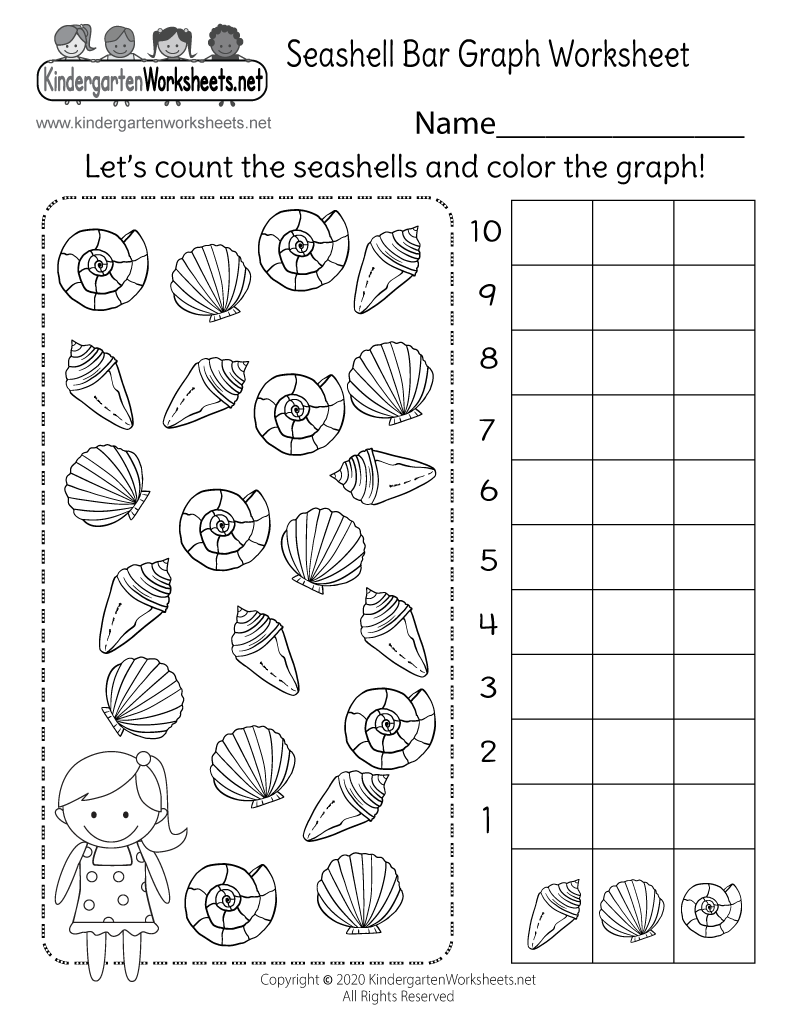 Seashell Bar Graph Worksheet Free Printable Digital U0026 PDF
