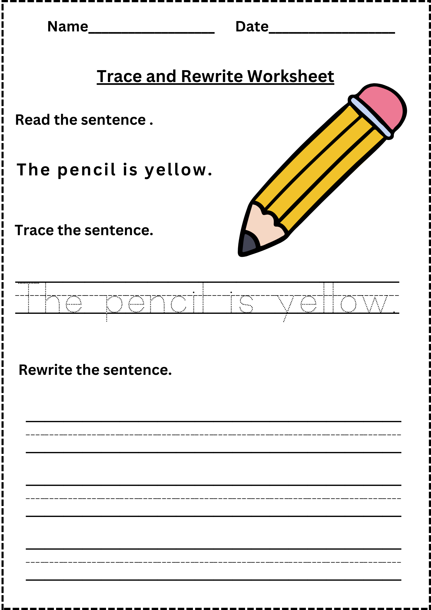 Sentence Writing Worksheets Free Printables