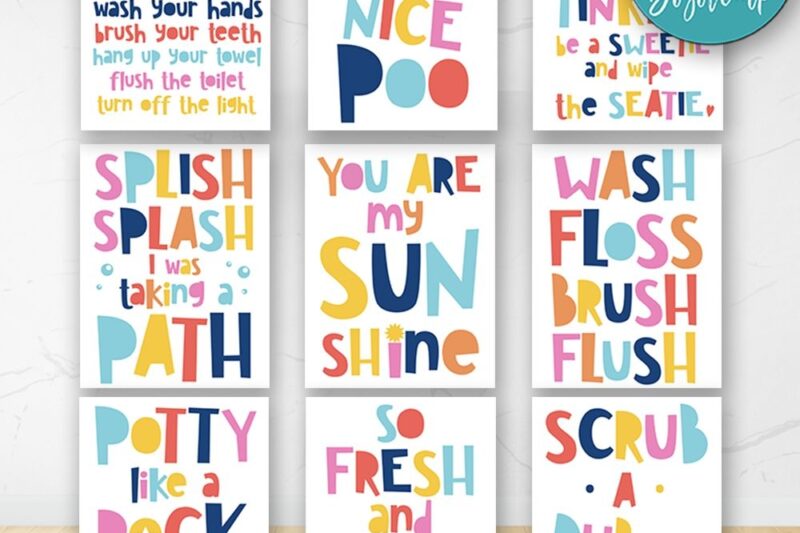 Printable Bathroom Signs For Preschool
