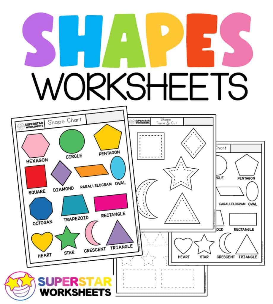 Kindergarten Shape Math Worksheets Kindergarten Shape Math Worksheets