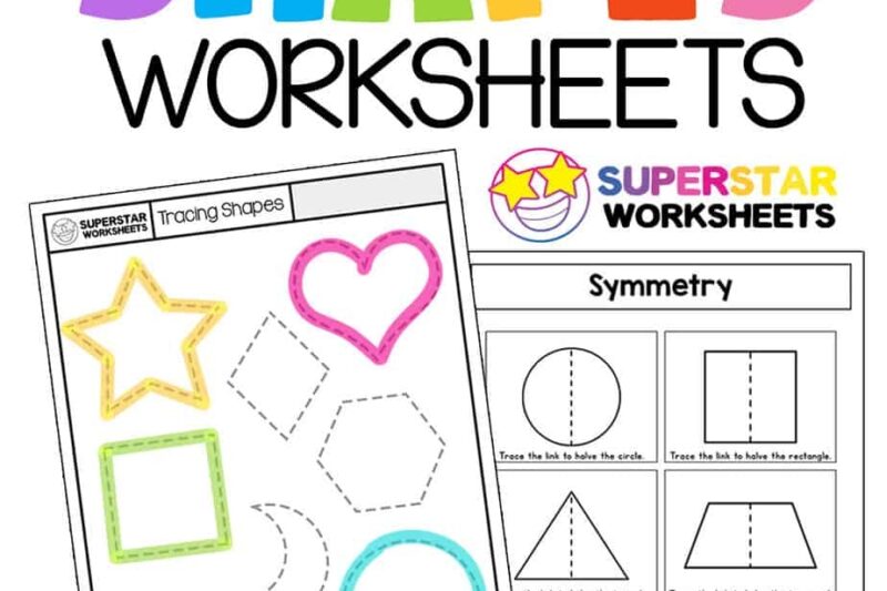 Shapes Worksheets For Kindergarten Free Printables