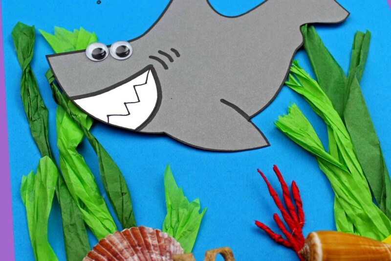Printable Shark Craft Preschool