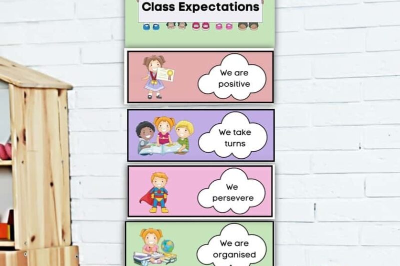 Printable Preschool Classroom Rules Pictures