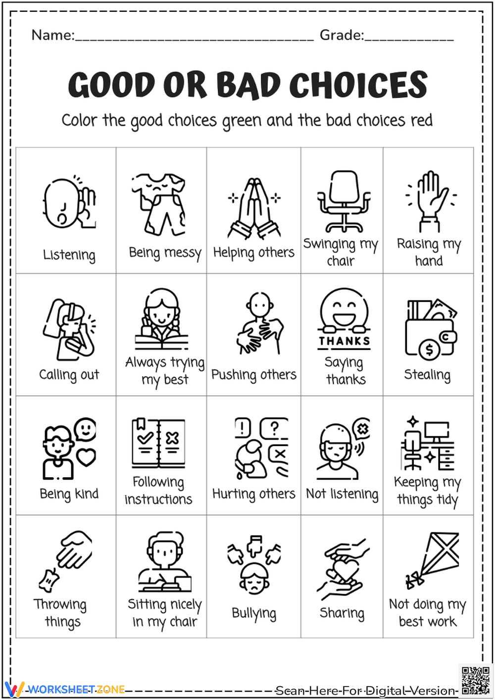 Social Skills Worksheets 2025