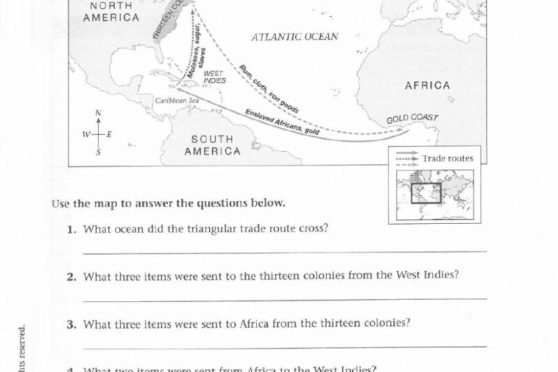 Free Printable Triangular Trade Worksheet