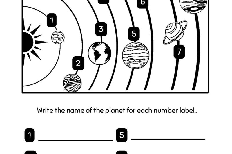 Space Science Printable Preschool