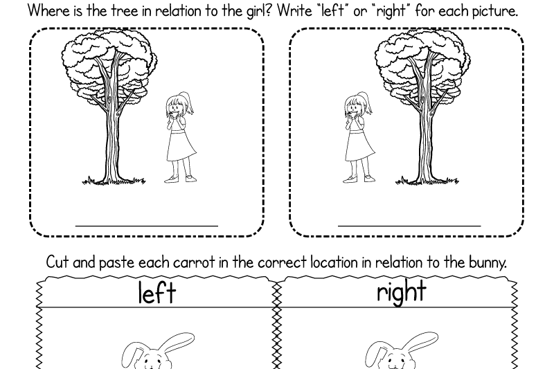 Free Printable Spatial Awareness Worksheets