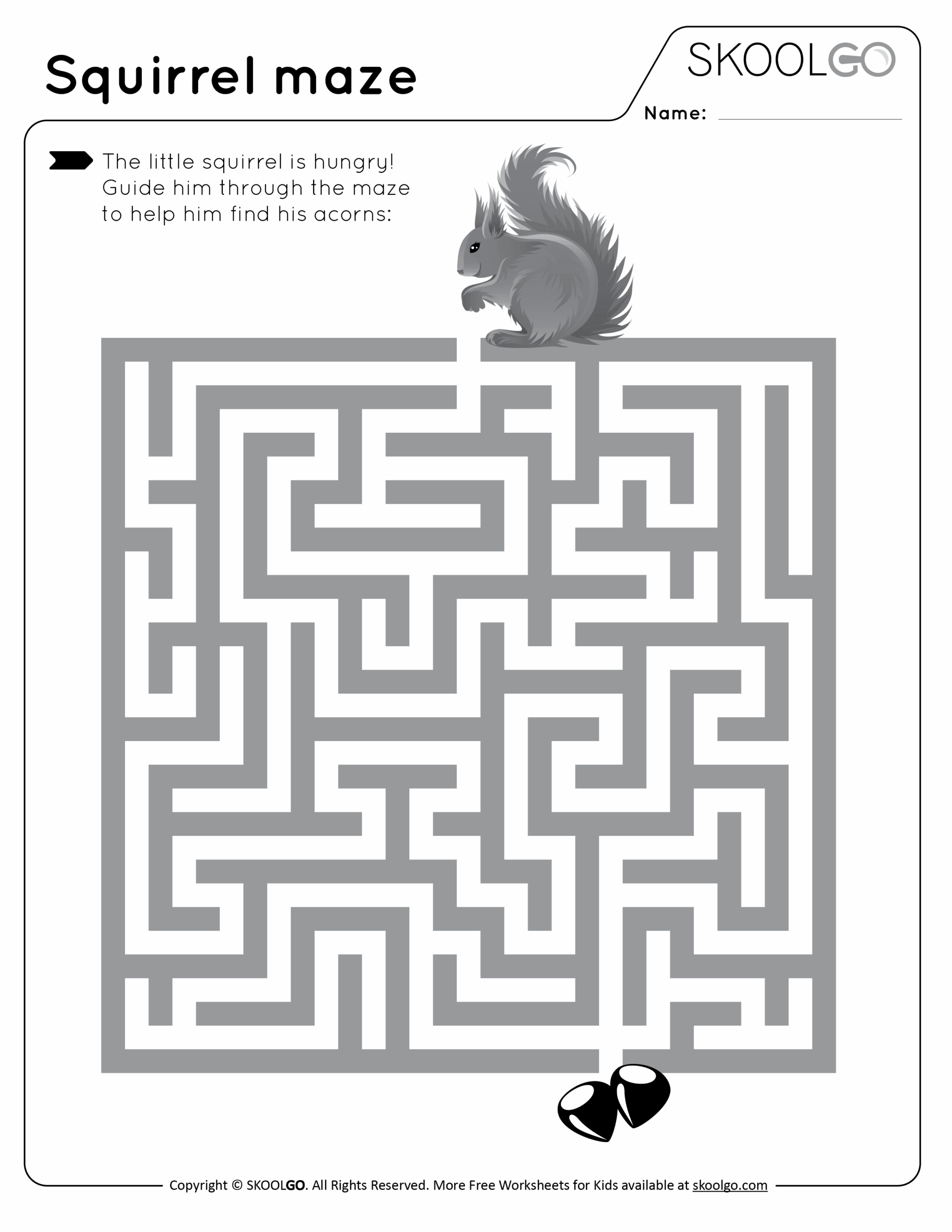 Squirrel Maze SKOOLGO