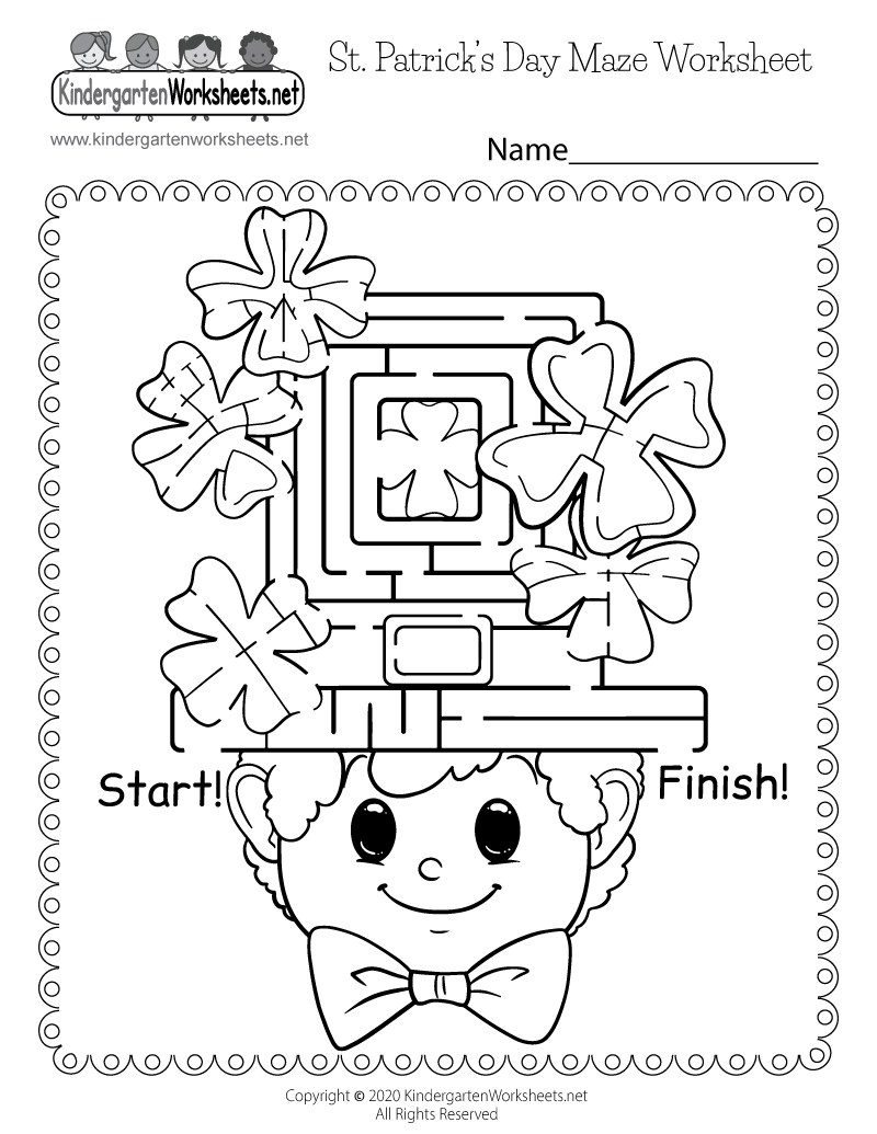 Printable Preschool Worksheets Mazes Printable Preschool Worksheets Mazes