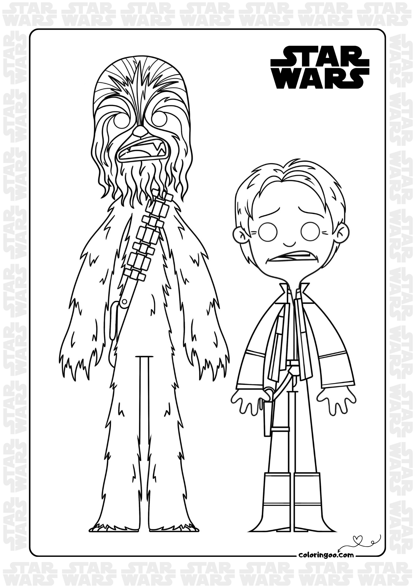 Starwars Coloring Activities
