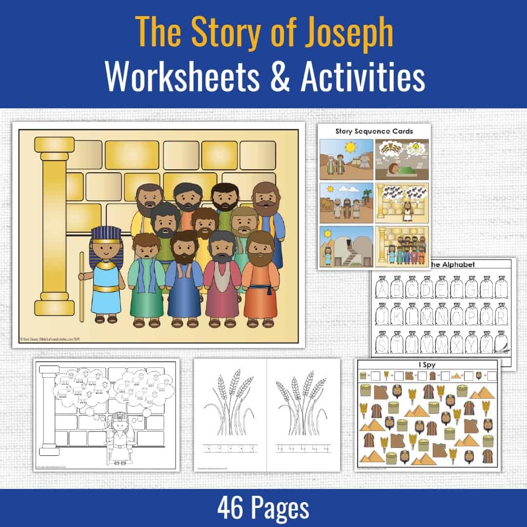 Story Of Joseph Preschool Bible Activities Bible Crafts Shop