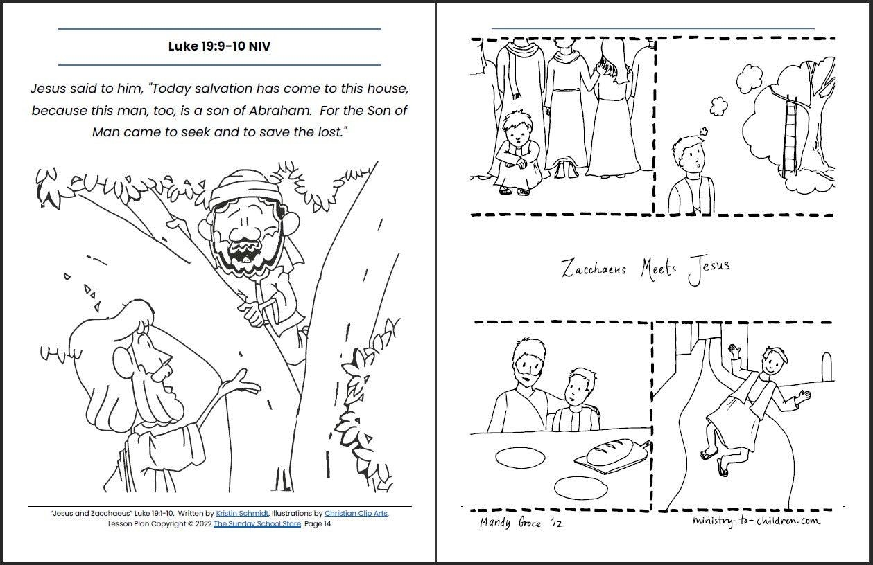 Preschool Sunday School Printables Free