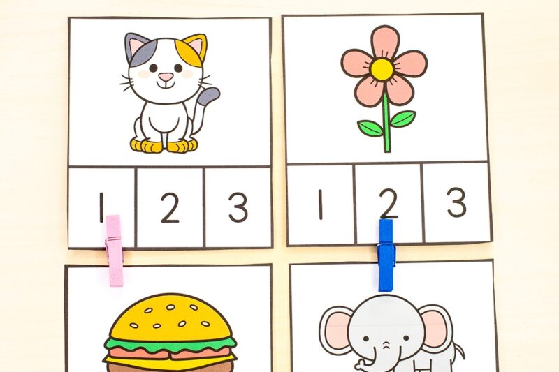 Worksheets Printable Syllable Counting Preschool