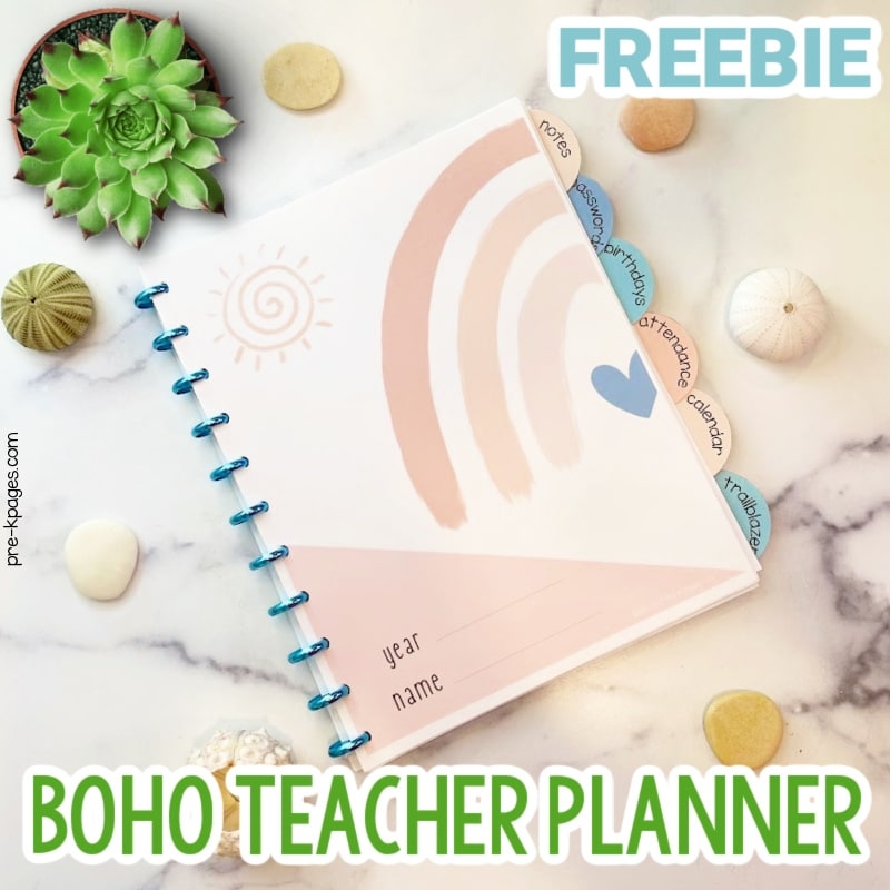 Teacher Planner For Preschool Free Printable Pre K Pages
