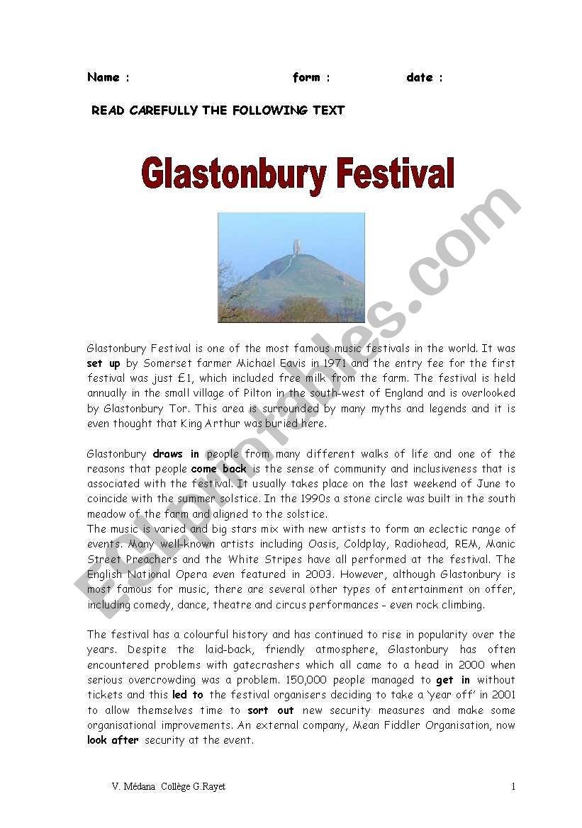 TEST Reading Comprehension Skill LEvel A2 B1 ESL Worksheet By V ro33 TEST Reading Comprehension Skill LEvel A2 B1 ESL Worksheet By V ro33