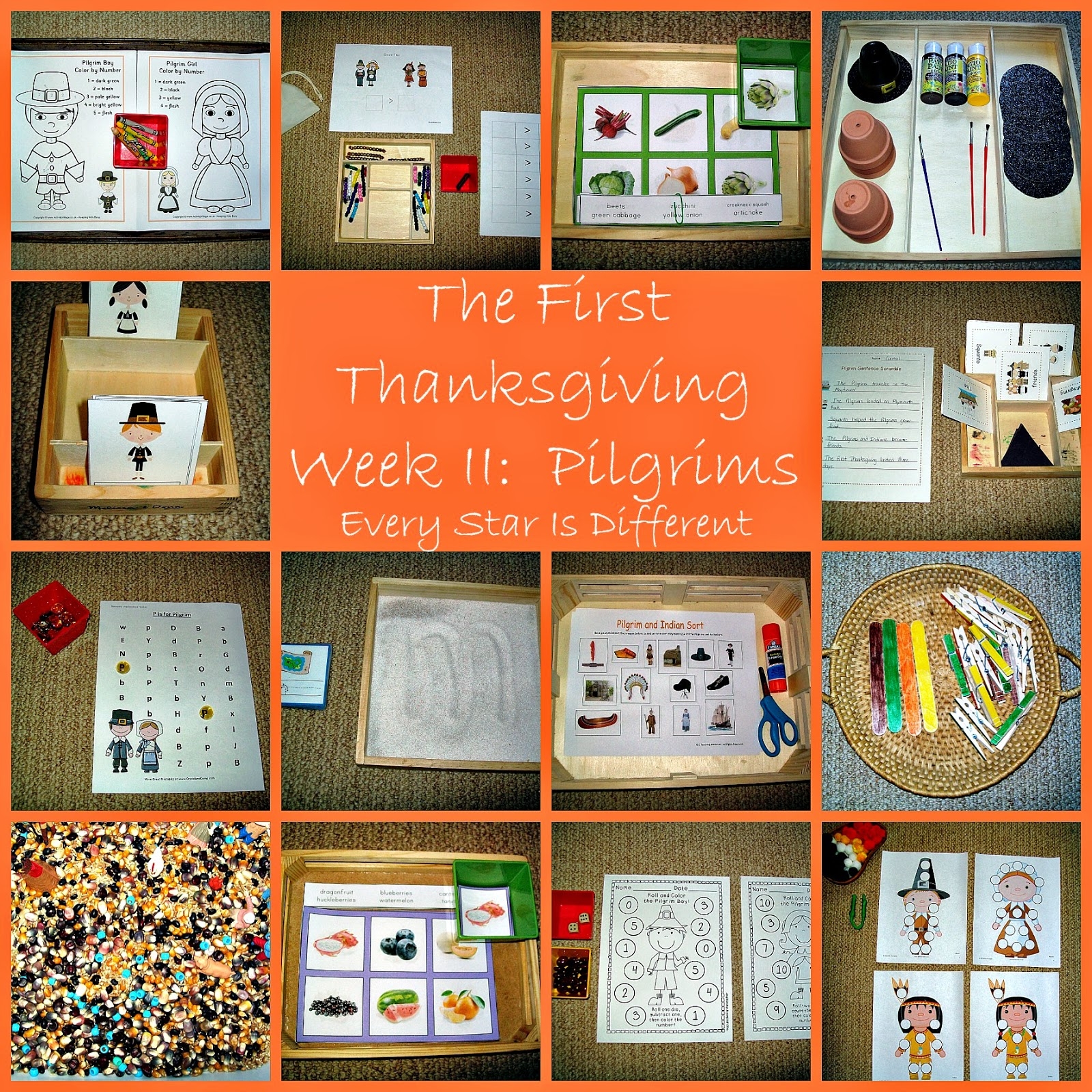 Thanksgiving Printables For Preschool Native American