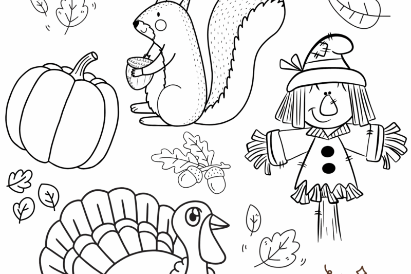 Thanksgiving Printables For Preschoolers Free