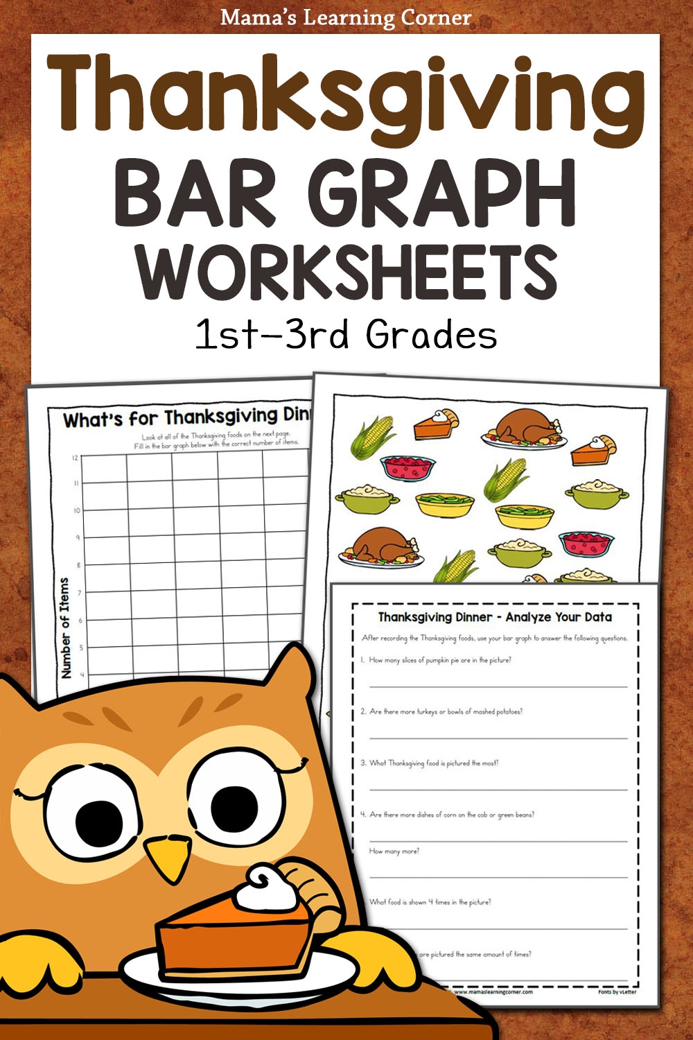 Free Printable Thanksgiving Graphing Worksheets