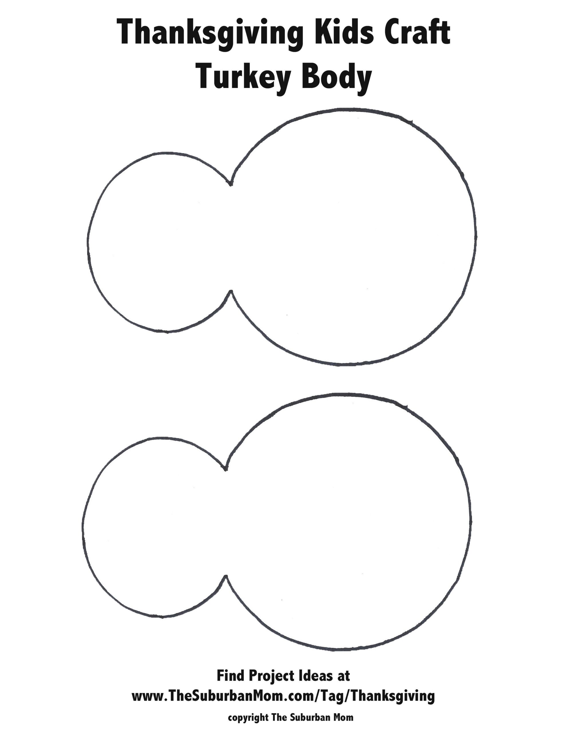 Turkey Craft Preschool Printable