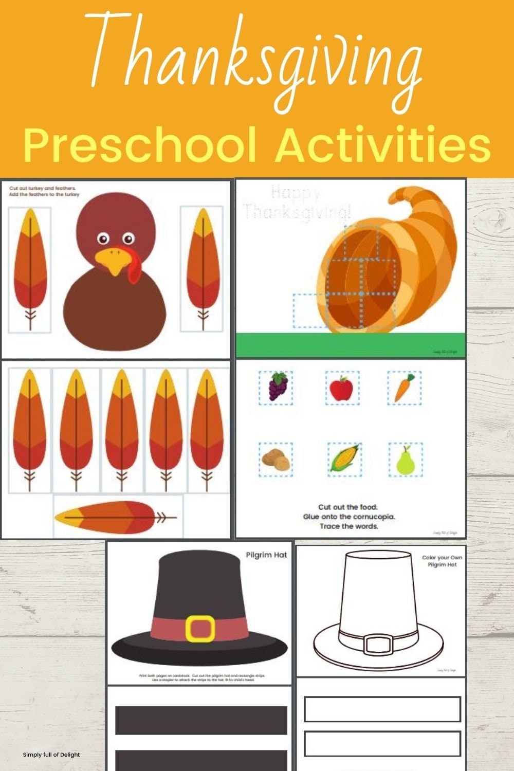 Thanksgiving Preschool Activities Thanksgiving Preschool
