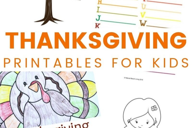 Printable Thanksgiving Pages For Preschoolers