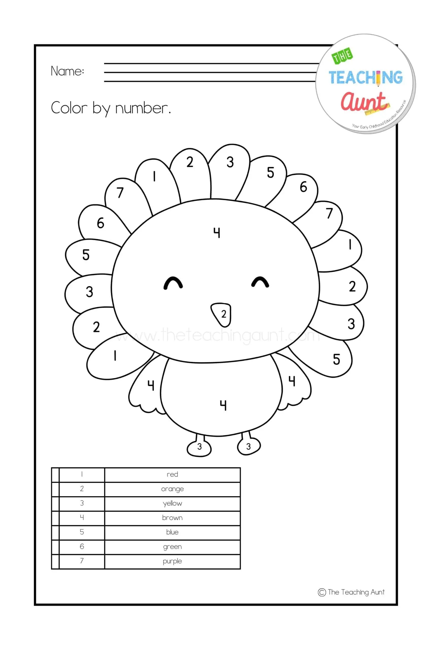 Free Printable Turkey Worksheets Preschool Free Printable Turkey Worksheets Preschool