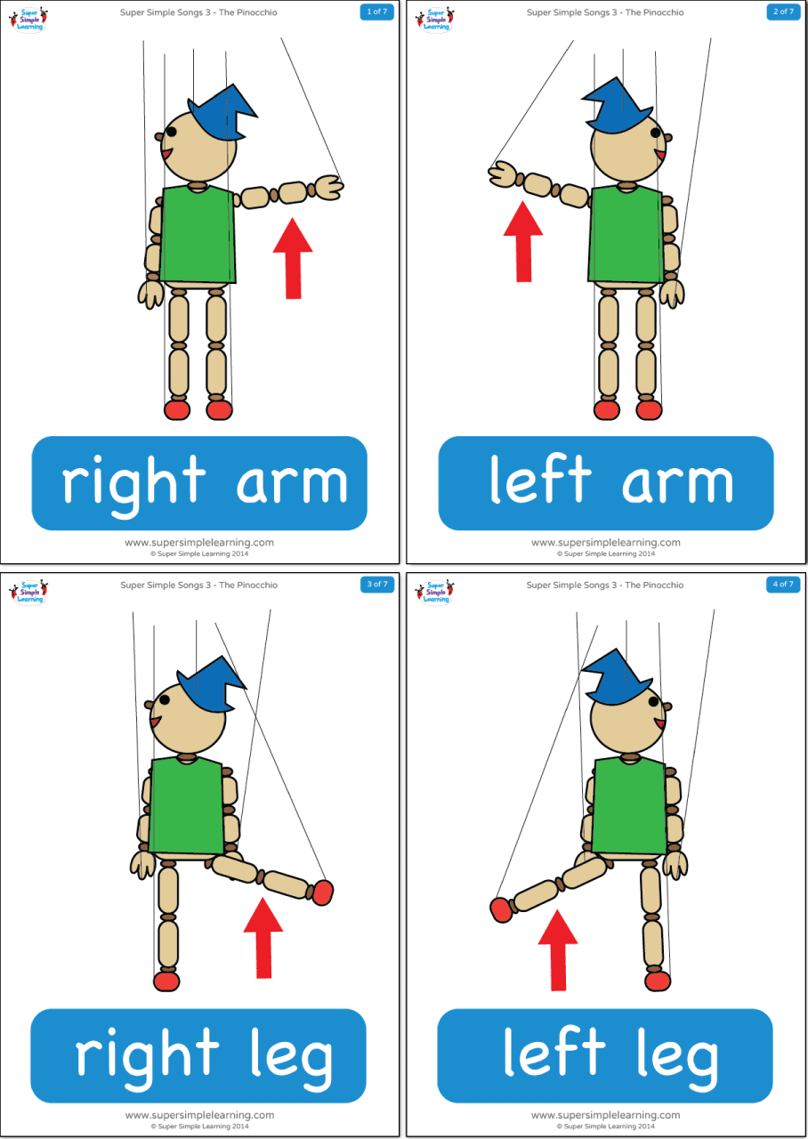 Free Printable Pinocchio Worksheets