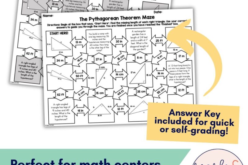 Probability Maze Worksheet