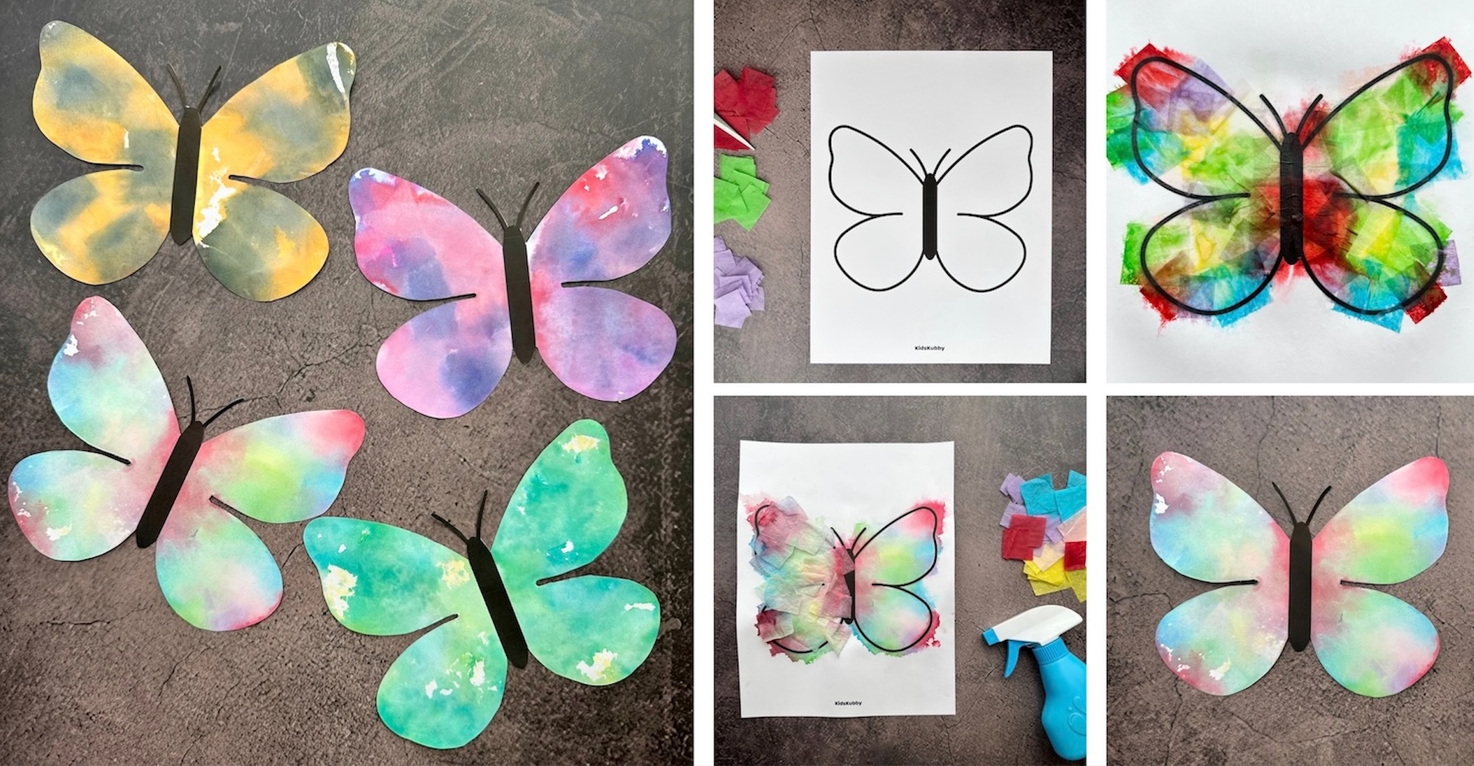Printable Butterfly Craft Preschool