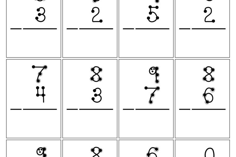 Touch Math Adding Worksheets