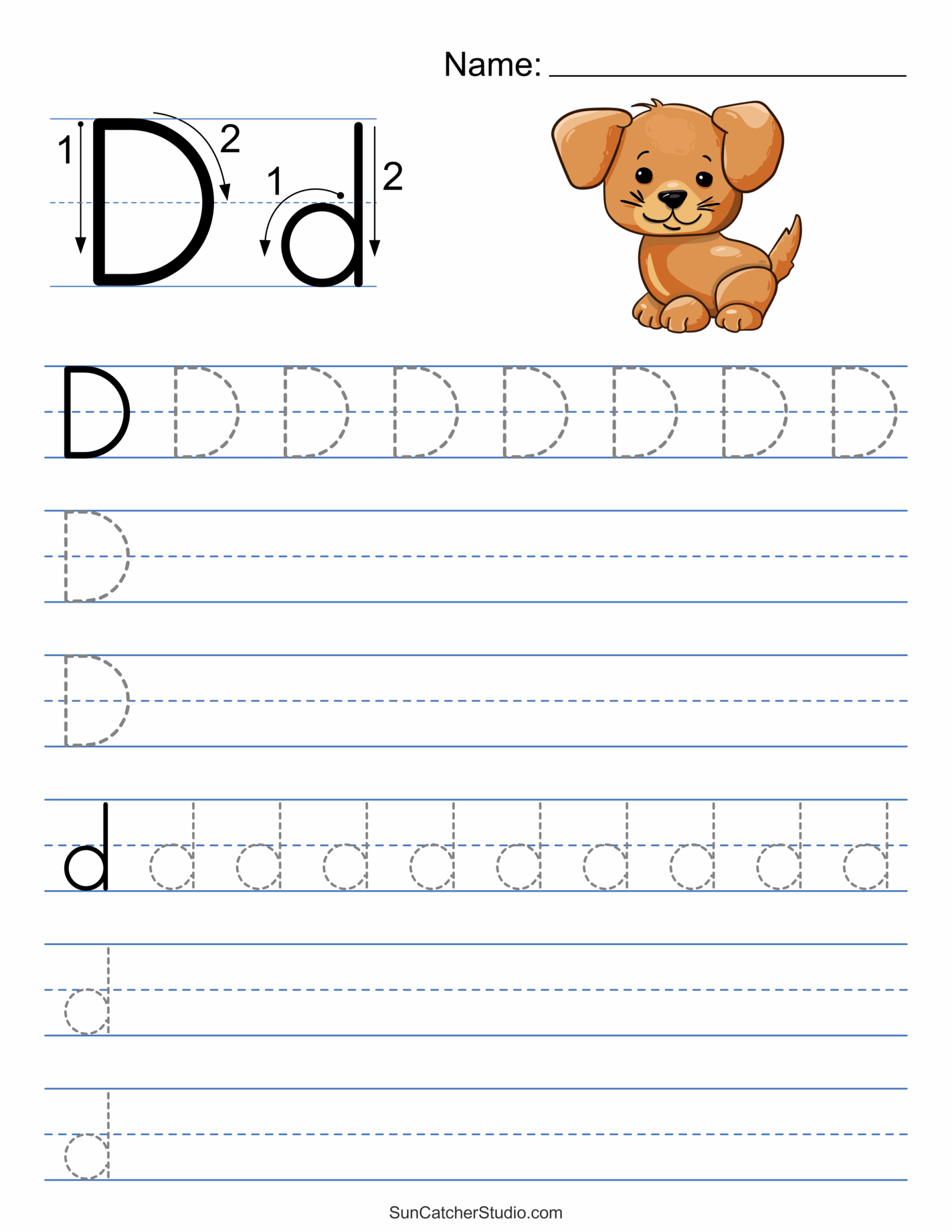Trace Alphabet Letters Worksheets Free