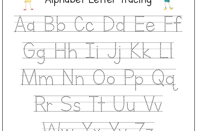 Preschool Letter Tracing Printables