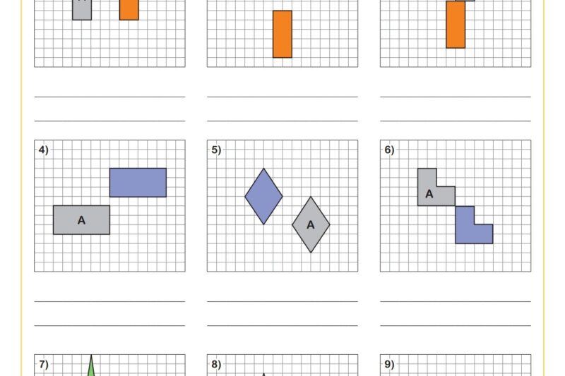 Translations Math Worksheets
