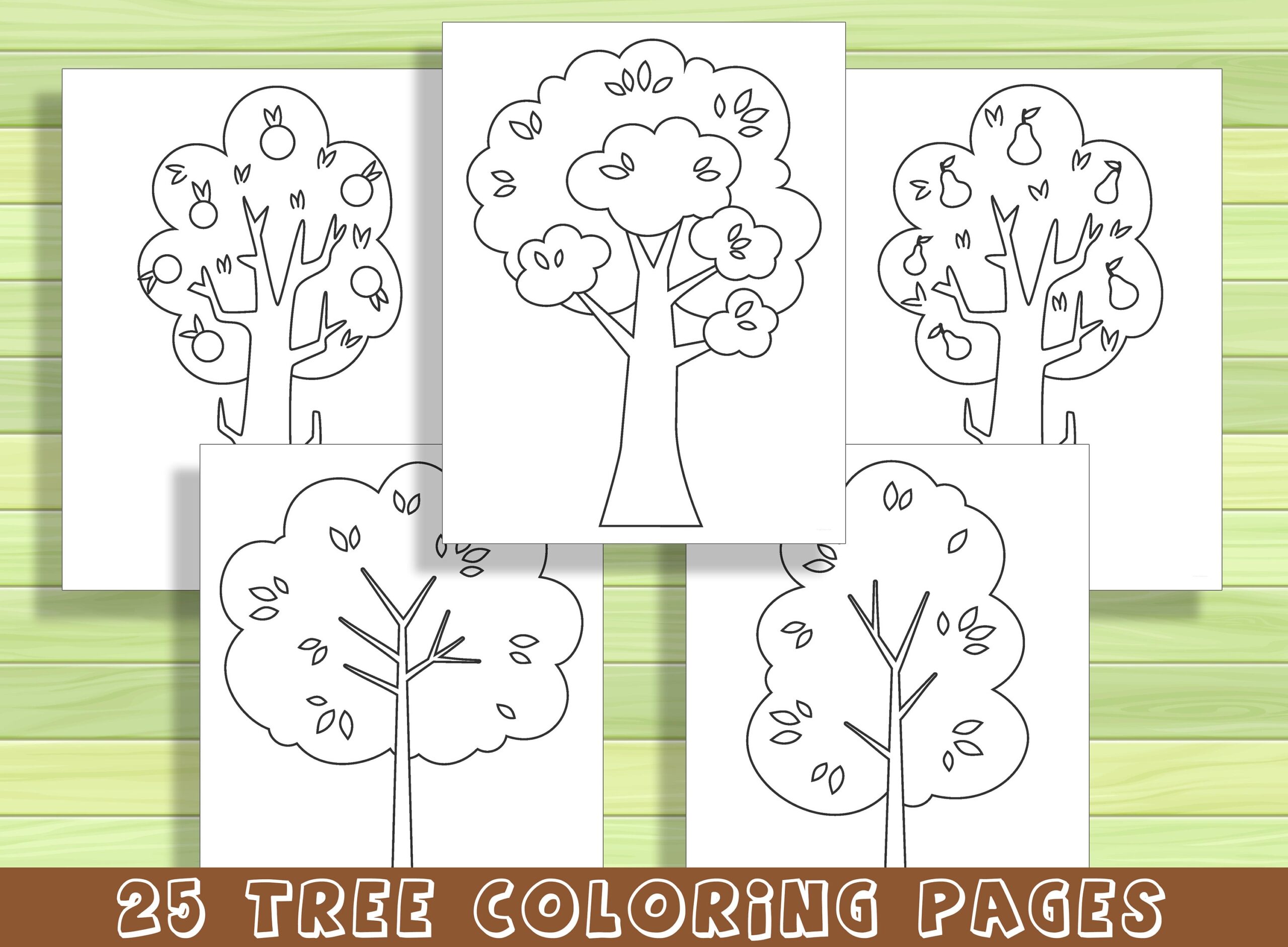 Preschool Tree Book Printable