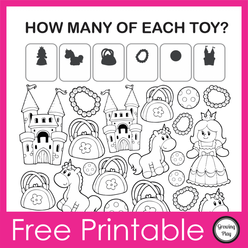 Unicorn Activity Sheet PDF Freebie Growing Play