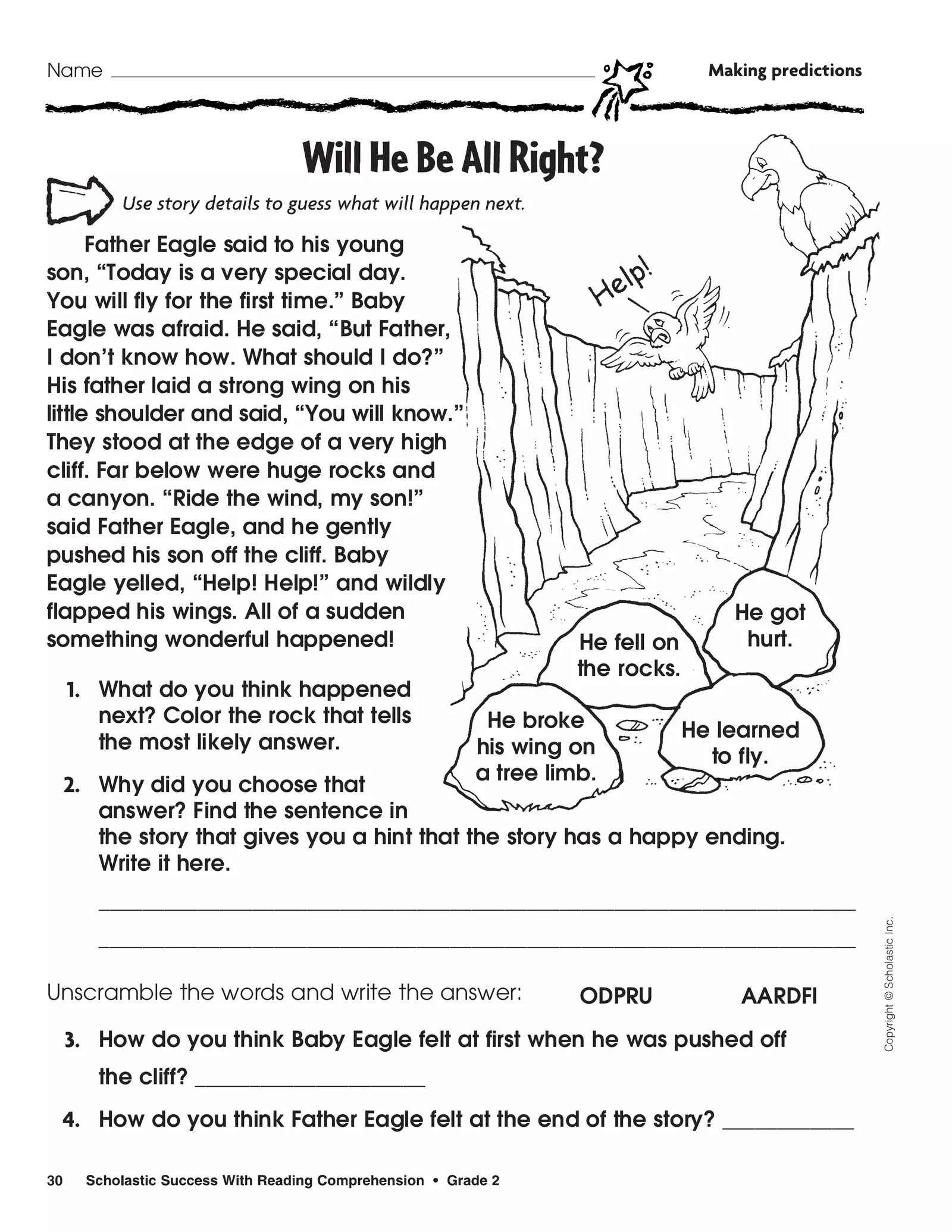 Printable 7th Grade Reading Comprehension Worksheets