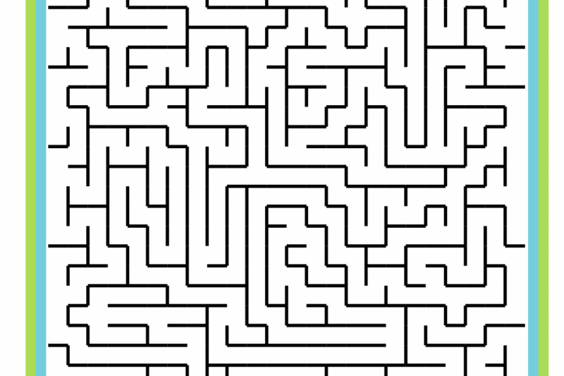Middle School Maze Worksheets