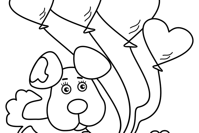 Printable Valentines Coloring Preschool