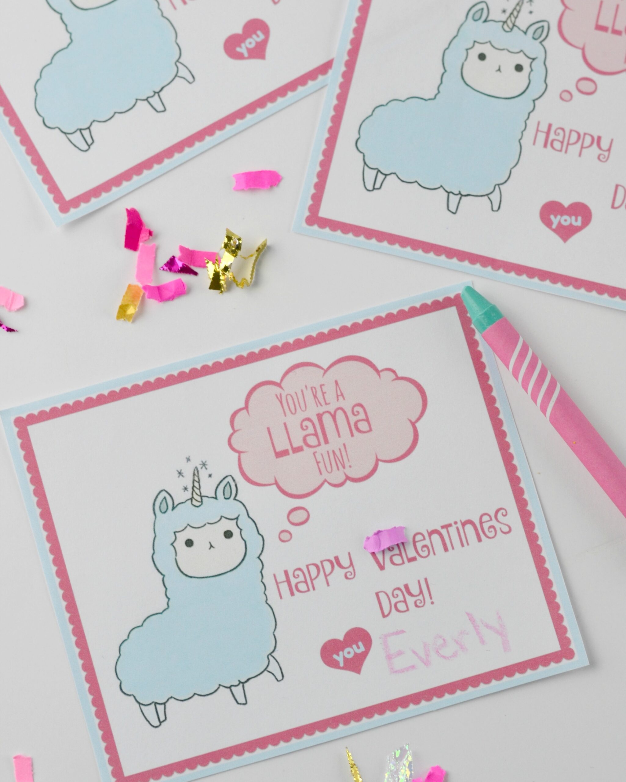 Valentines Day Printable Preschool Card