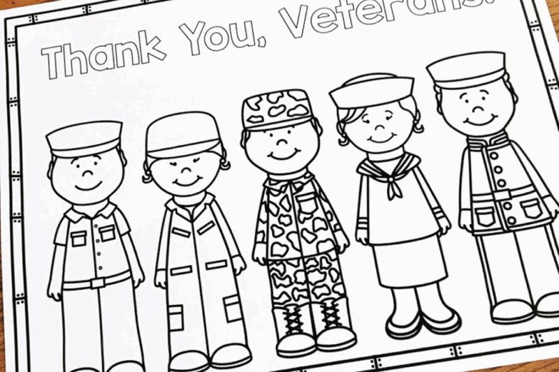 Veterans Day Printable Activities For Preschoolers