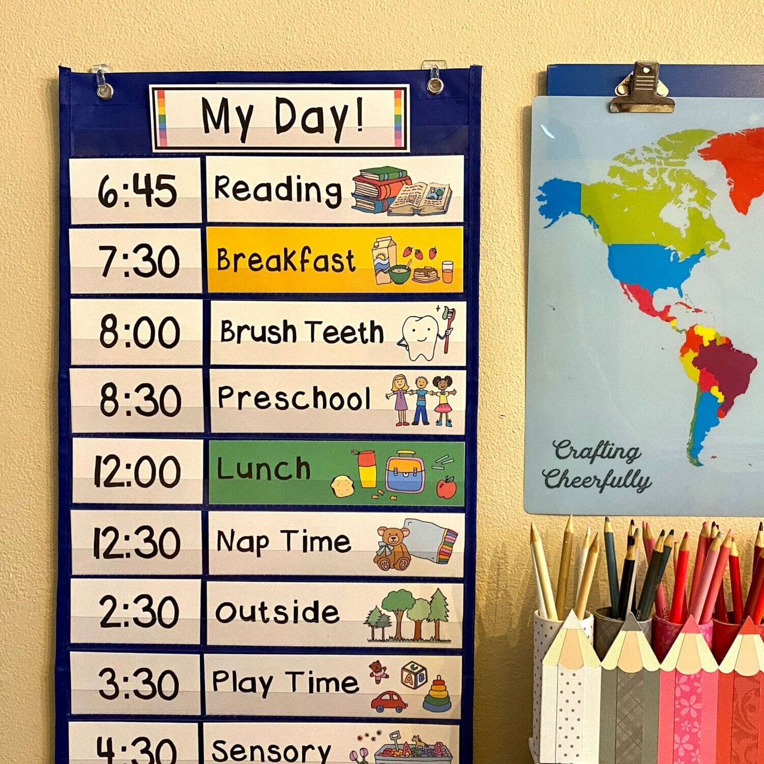Preschool Free Printable Visual Schedule Pictures