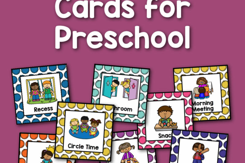 Free Printable Preschool Schedule Pictures