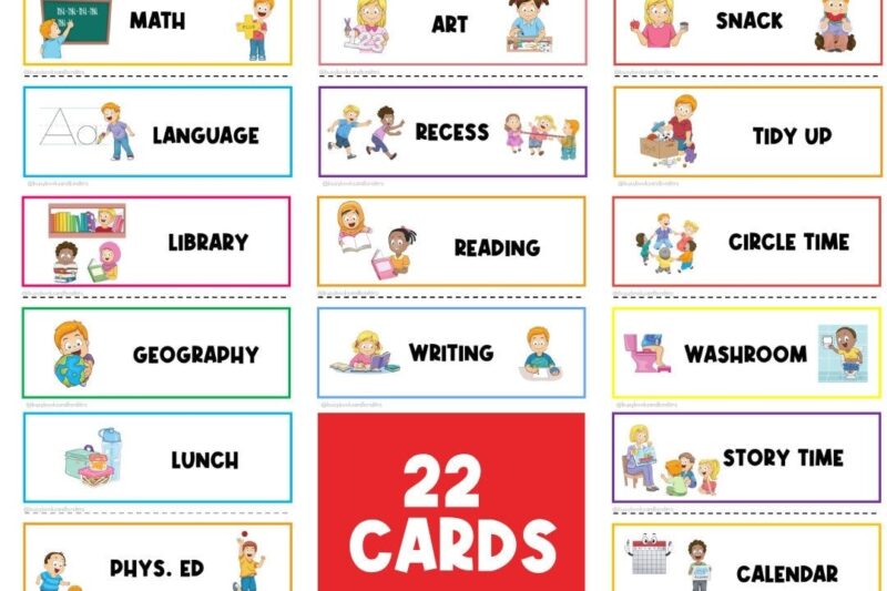 Preschool Printable Schedule