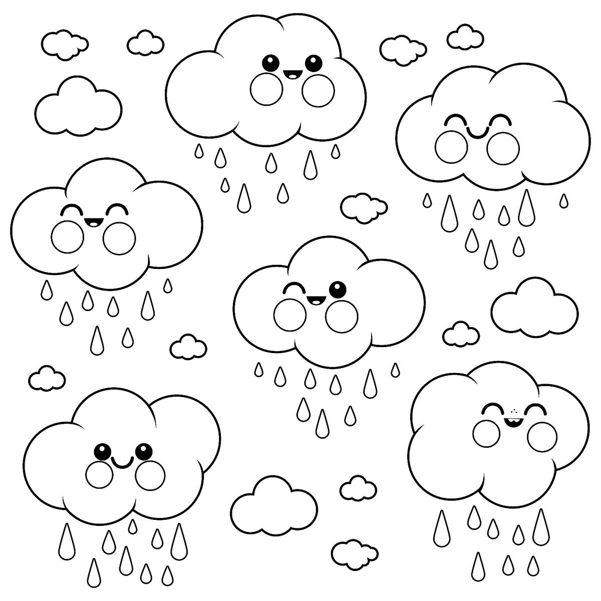 Weather Coloring Pages For Kids Free Printable Coloring Pages Of 