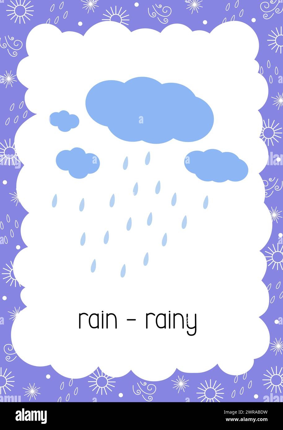 Rain Printables For Preschool