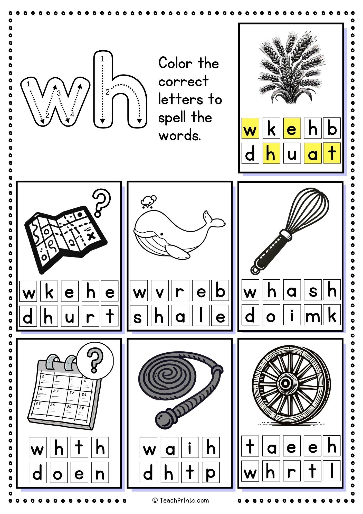 Wh Words Worksheets Free PDF Printables Teach Prints