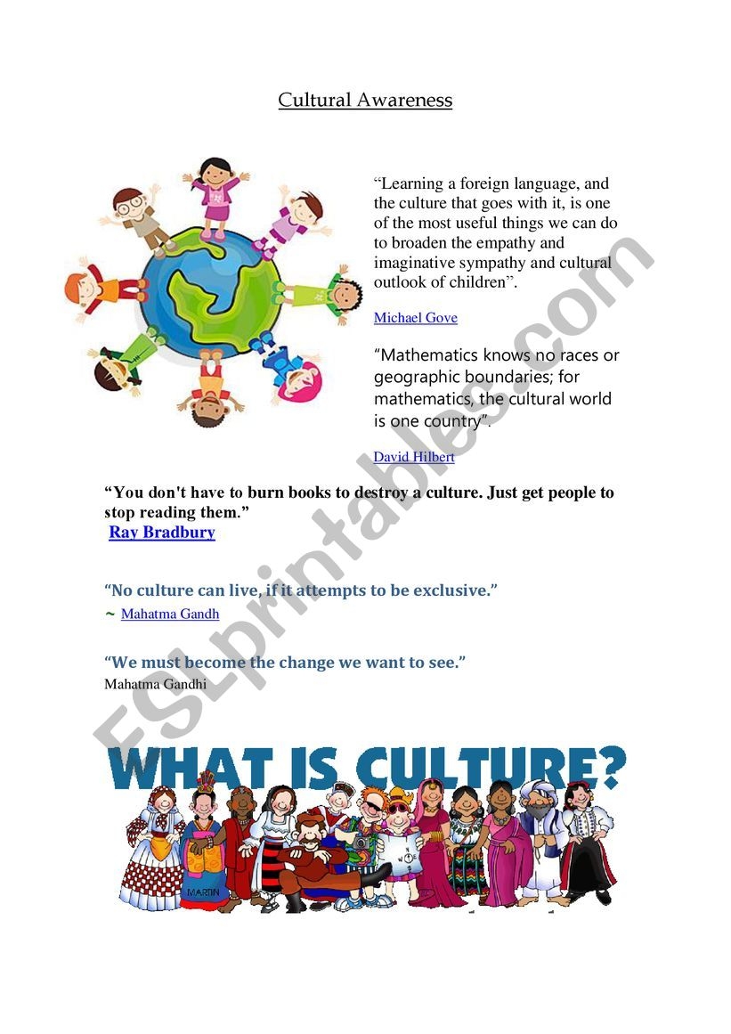 Free Printable Worksheets On Culture Free Printable Worksheets On Culture