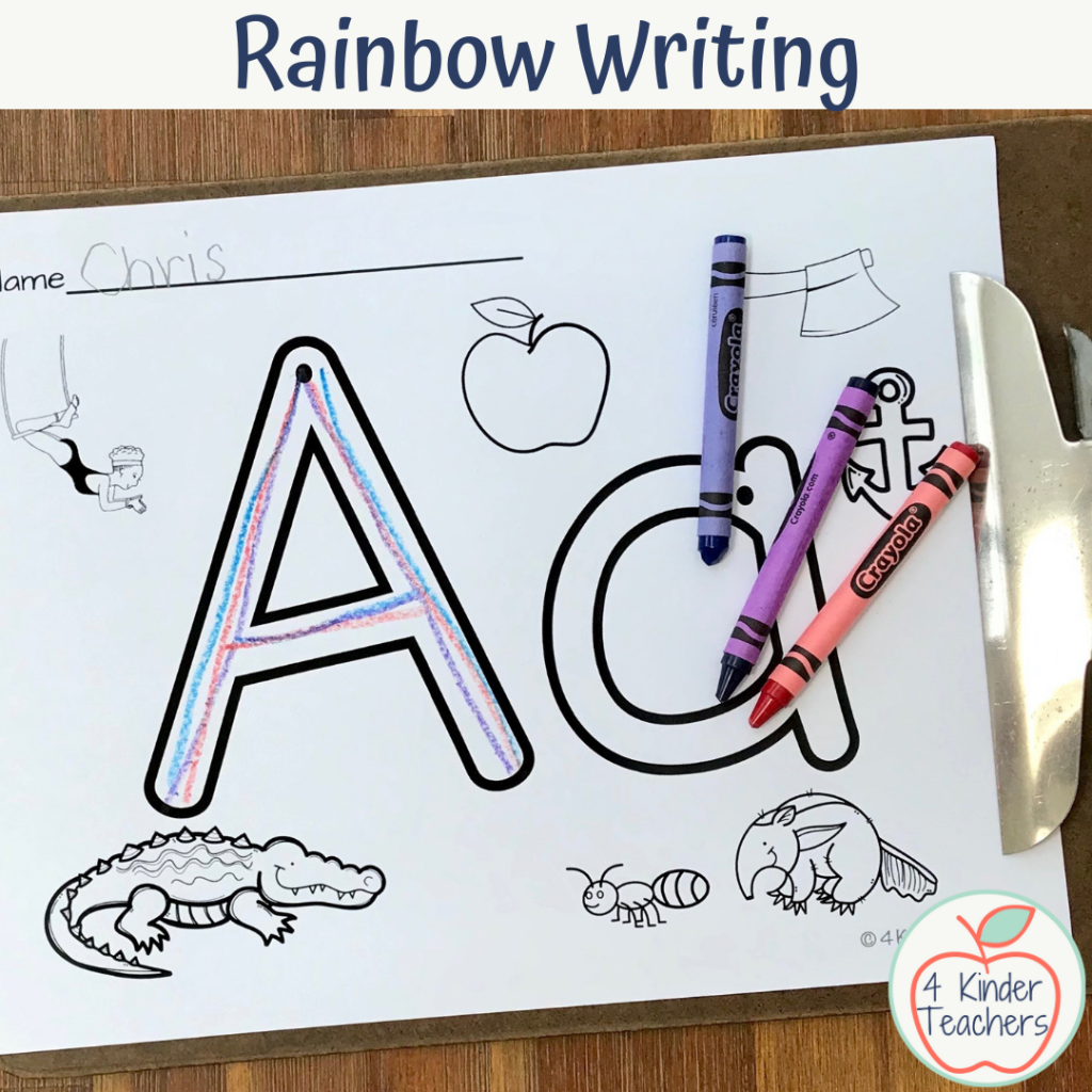 Free Printable Rainbow Writing Worksheets