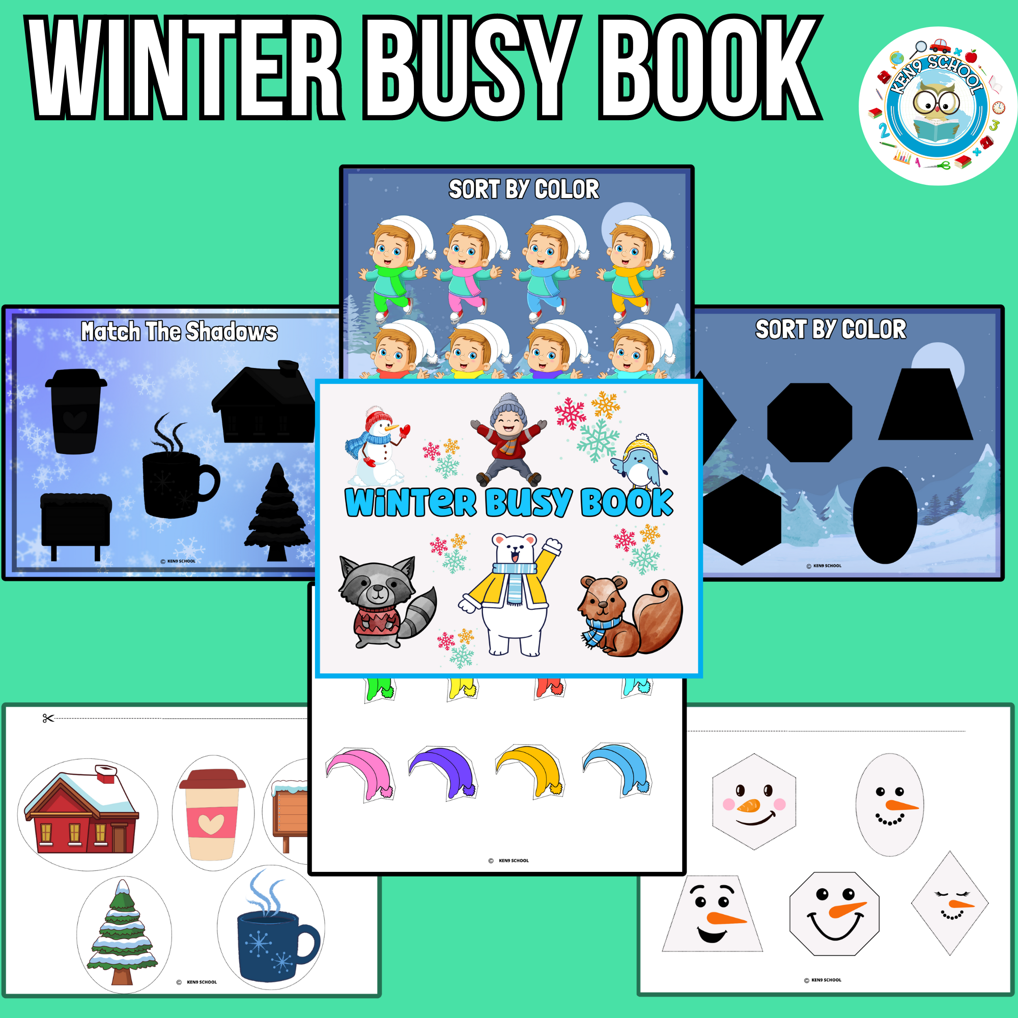 Preschool Busy Book Printables